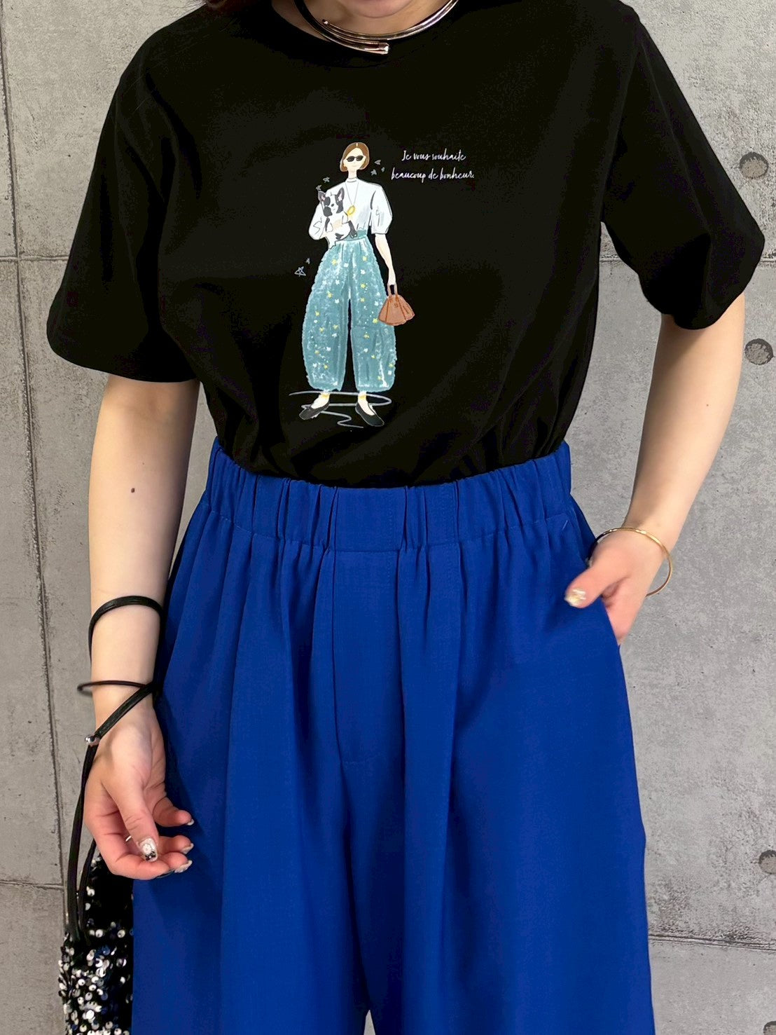 女の子柄Tシャツ.