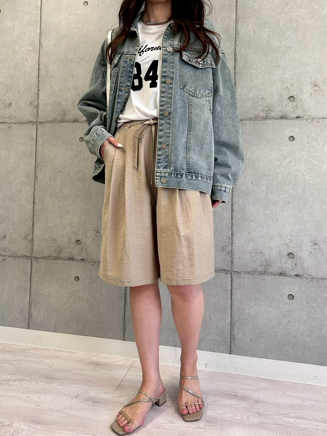 リラックスショートパンツ