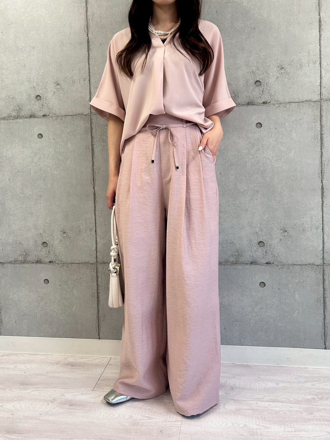 リラックスワイドパンツ