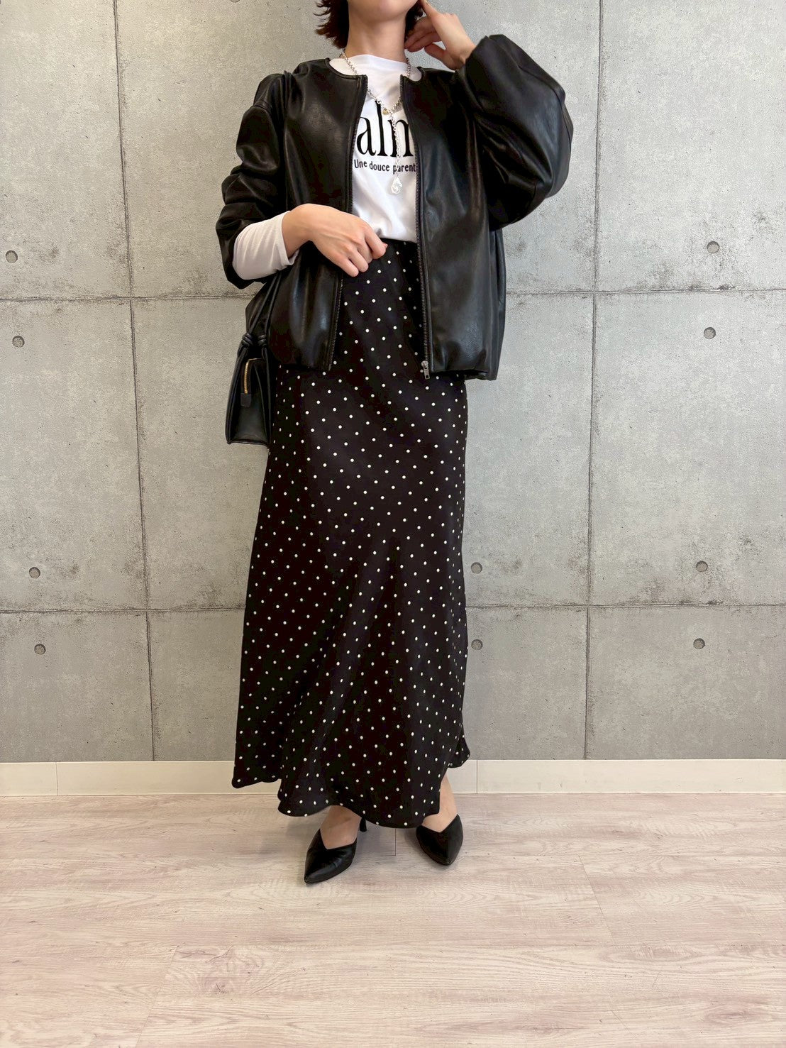 柄プリントマーメイドスカート