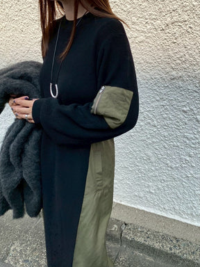 ミリタリー風ドッキングワンピース