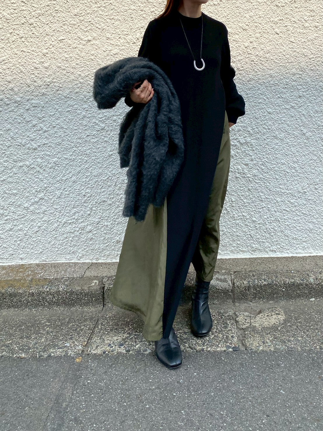 ミリタリー風ドッキングワンピース