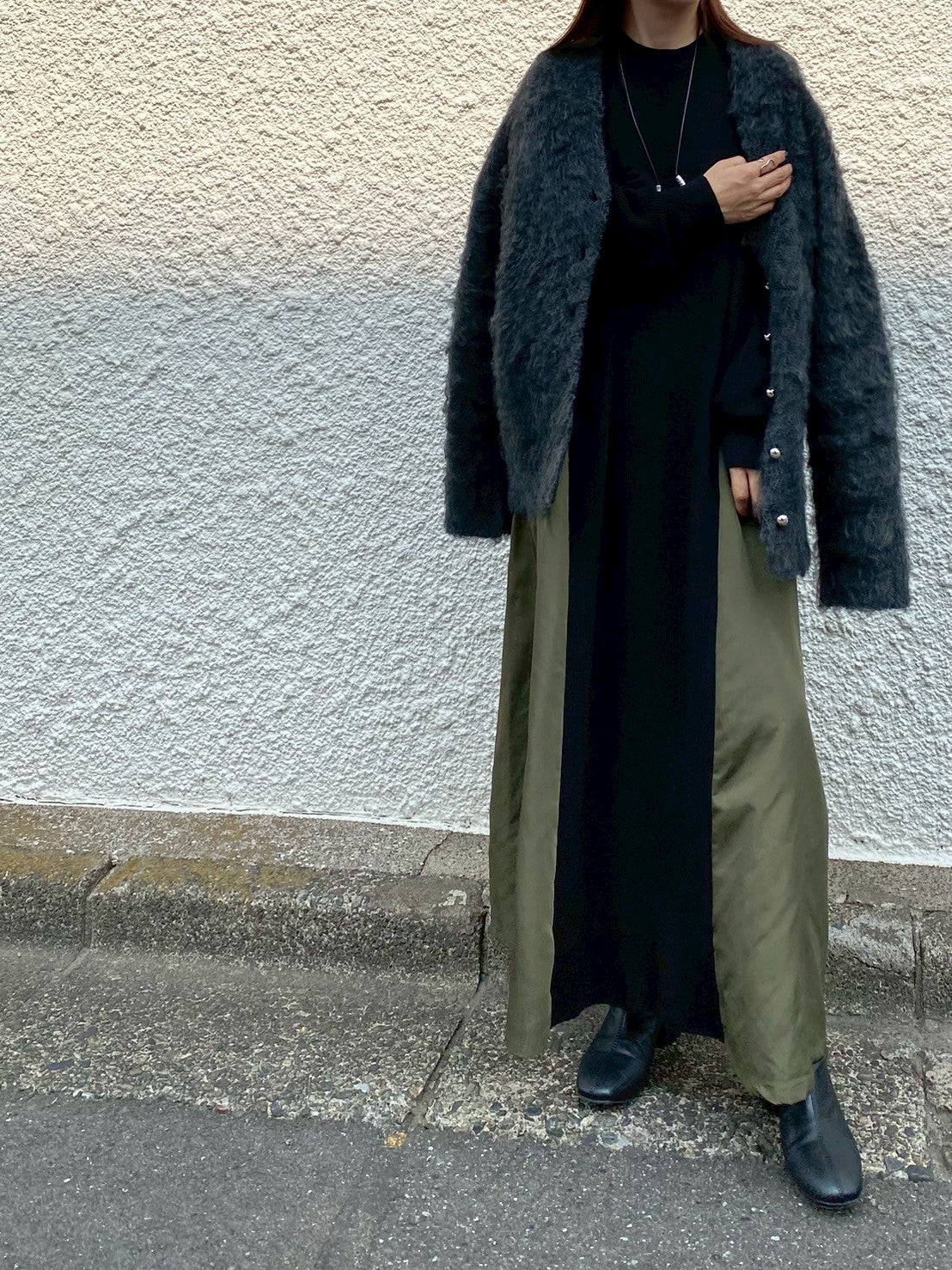 ミリタリー風ドッキングワンピース