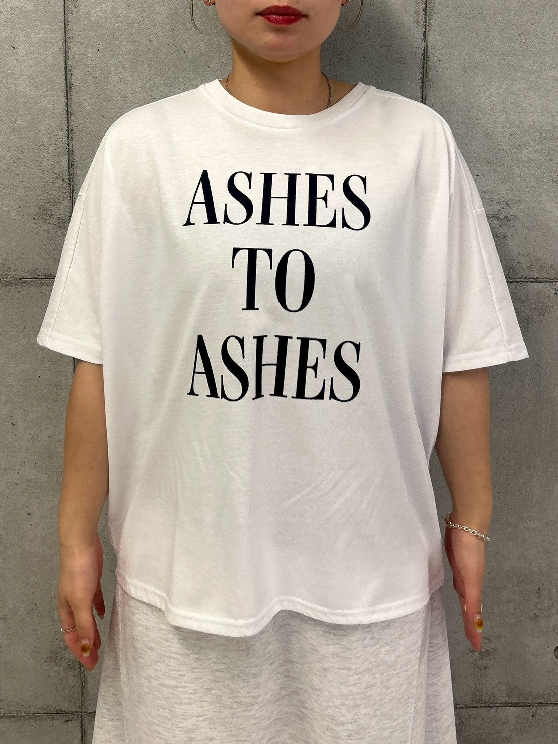 フロッキーロゴプリントTシャツ