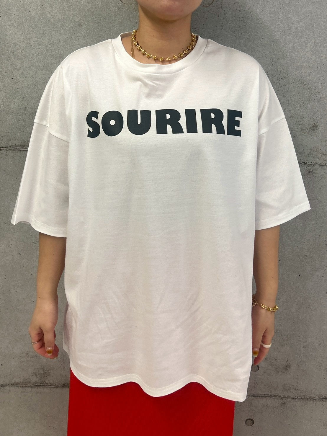 BIGシルエットロゴプリントTシャツ