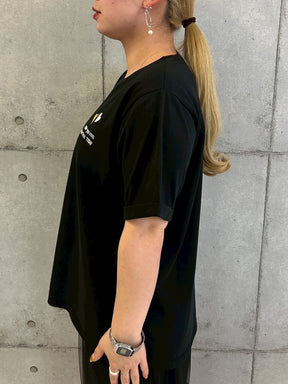 ハート×ロゴ刺繍Tシャツ