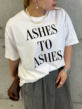 フロッキーロゴプリントTシャツ
