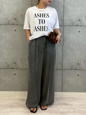 フロッキーロゴプリントTシャツ