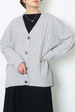 Torrazzo Donna(トラッツォ ドンナ) ワイド リブ カーディガン