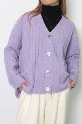 Torrazzo Donna(トラッツォ ドンナ) ワイド リブ カーディガン